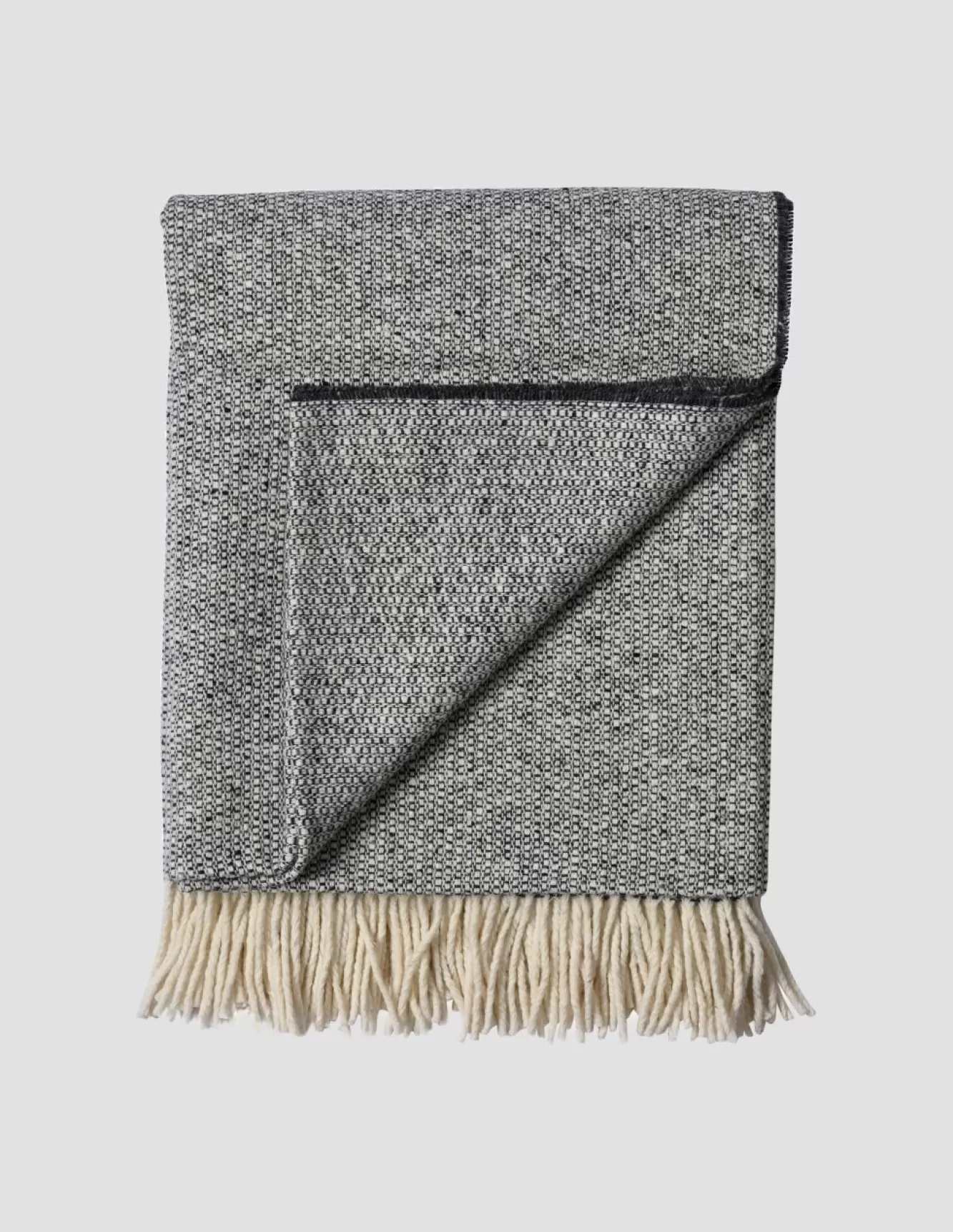 Margaret Howell MOURNE TWEED EMPHASIZE BLANKET CHARCOAL GREYECRU Clearance