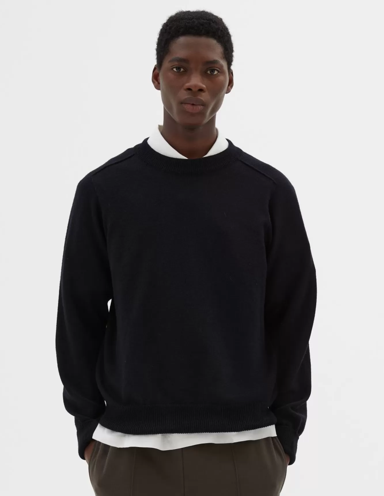 Margaret Howell SEAMLESS CREW Black New